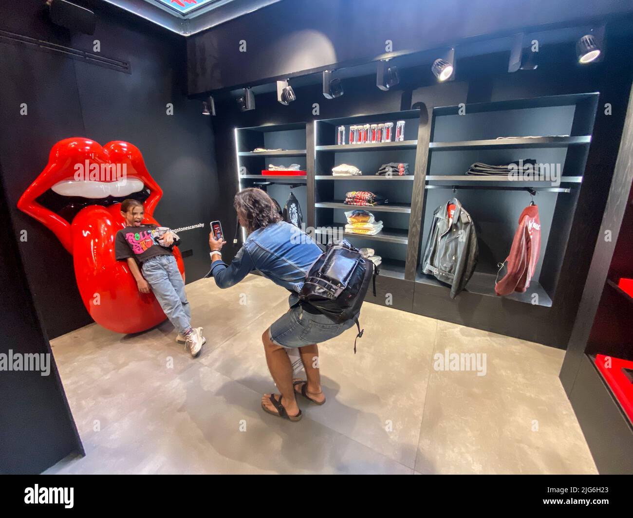 THE ROLLING STONES UK CARNABY ST. CONSERVARE Foto Stock