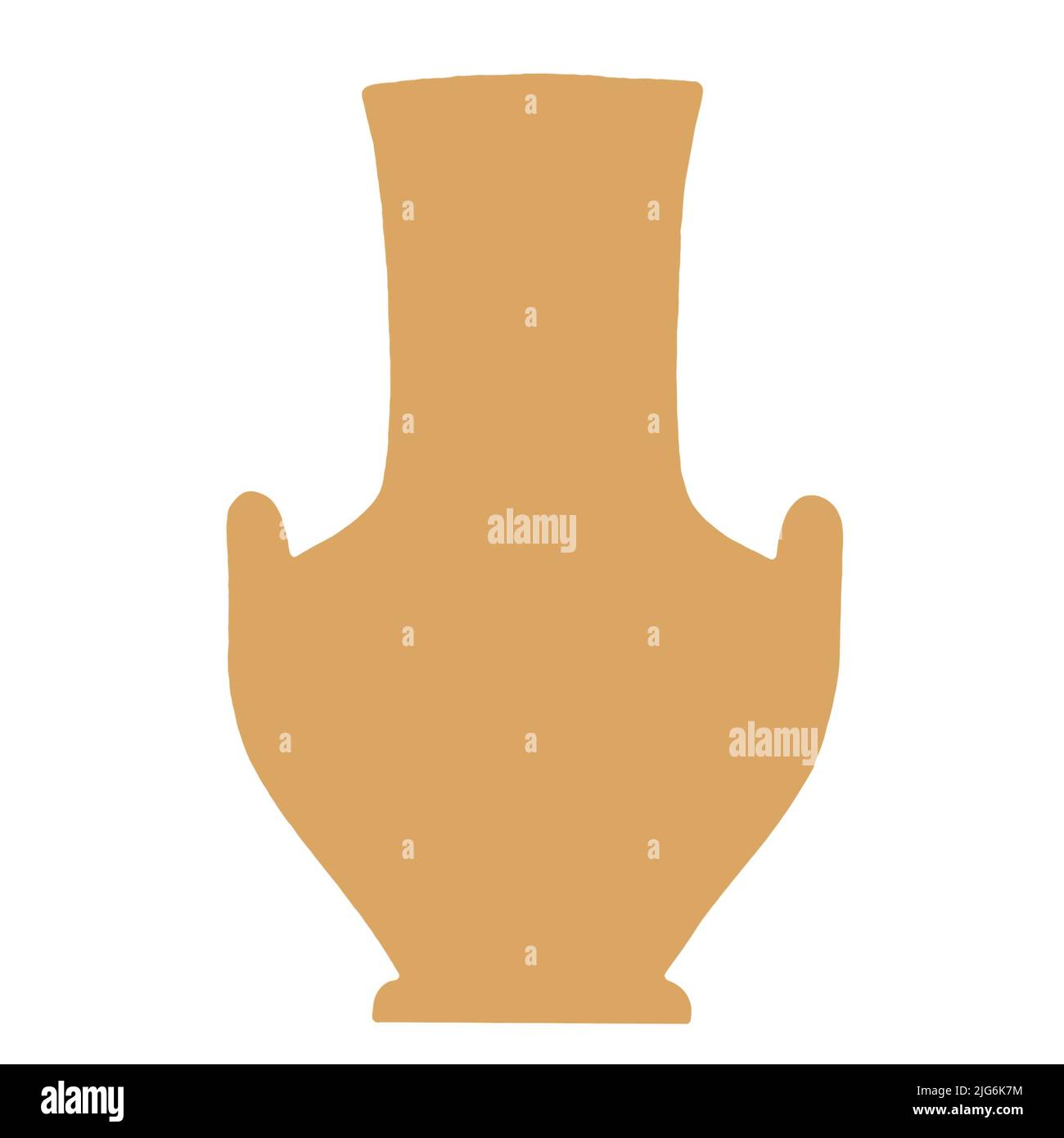 Un vaso greco, del primo stile. Da esemplari già scoperti, è stato giudicato che questi vasi erano originariamente non colorati, che furono successivamente dipinti di nero, e che, dopo, quando le arti sorse, furono ornati con figure. Questi ultimi furono usati, probabilmente dal più ricco, i primi dalle classi più povere del libro disegni e istruzioni per decorare la ceramica : ad imitazione di greco, romano, egiziano, ed altri stili di vasi : con un elenco illustrato e descrittivo degli argomenti da selezionare, mostrando dove possono essere ottenuti, insieme a tutto l'articolo Foto Stock