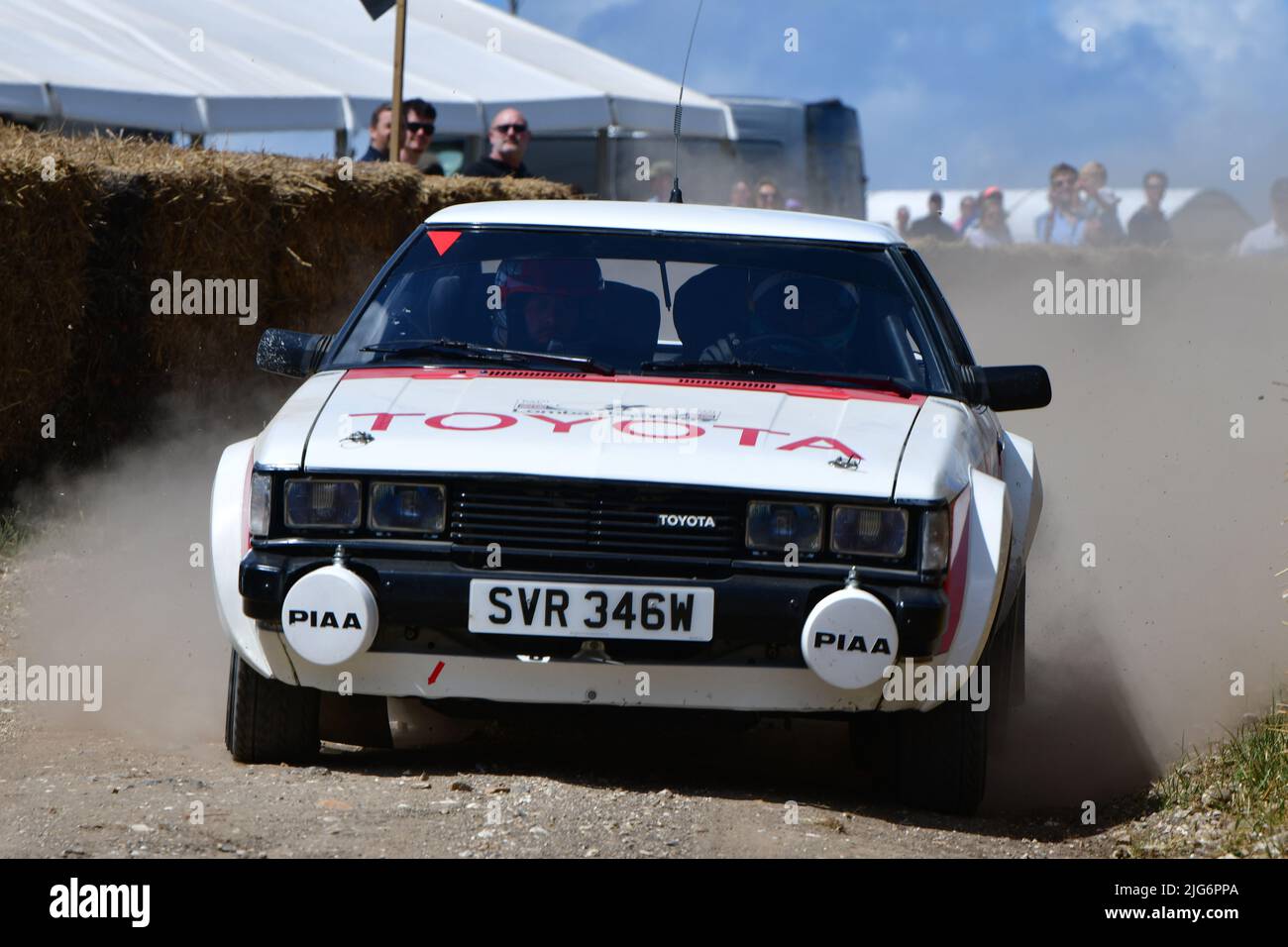 Ben Mellors, Toyota Celica RA40, Forest Rally Stage, nascita di Stage Rallying, Goodwood Festival of Speed, The Innovators - Masterminds of Motorsport, Foto Stock