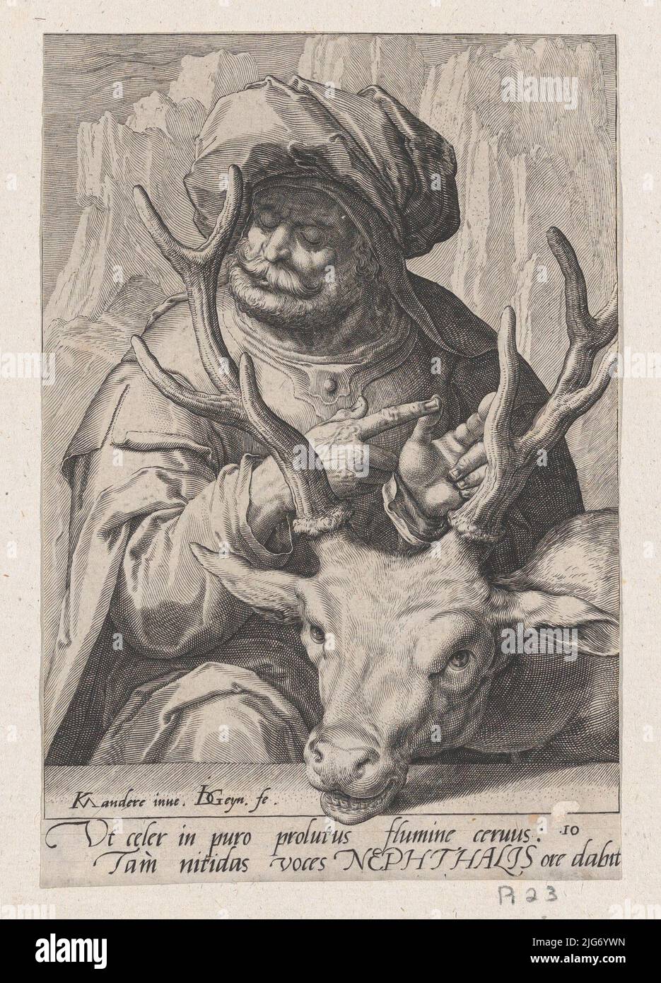 Nafthali, dei dodici figli di Giacobbe. Foto Stock