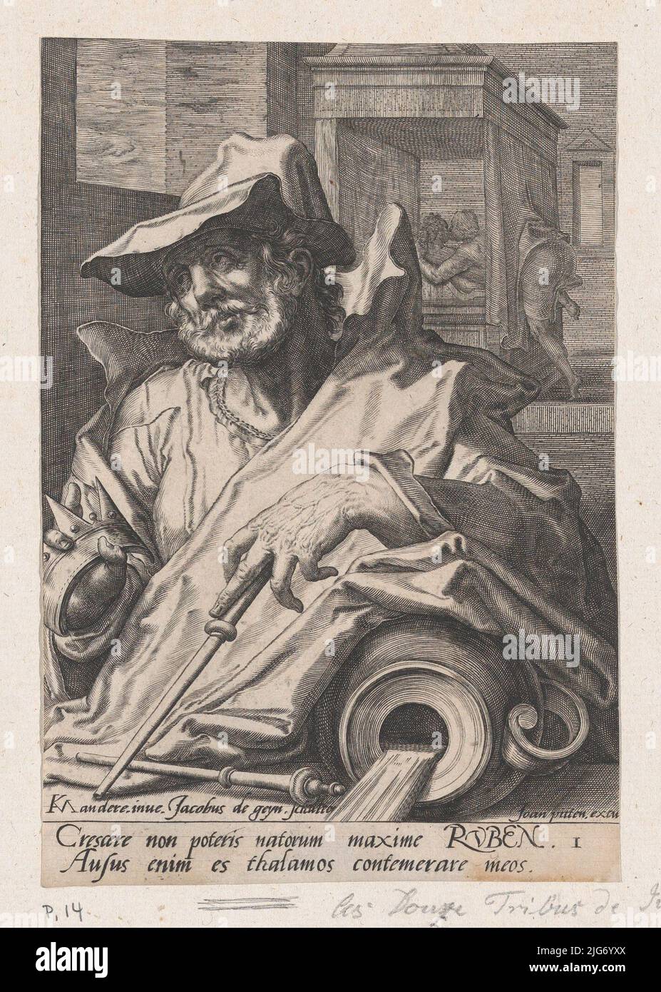 Ruben, dei dodici figli di Giacobbe. Foto Stock