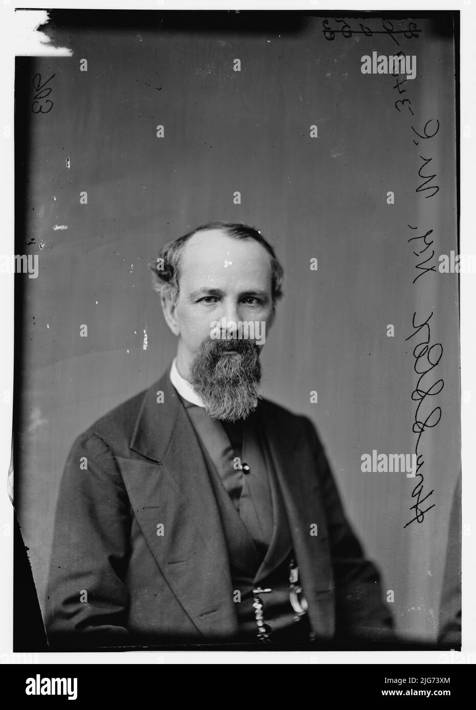 Cox, Hon. S.S. di N.Y. &amp; Ohio, tra il 1870 e il 1880. [Politico e diplomatico: Ambasciatore DI NOI all'Impero Ottomano]. Foto Stock