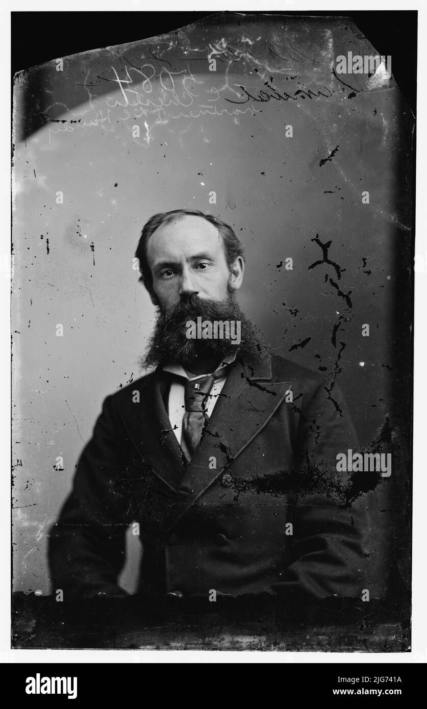 Samuel C. Chester di Haddonfield, N.J., tra il 1870 e il 1880. Partner di [photographer Levin] Handy a Cape May [New Jersey] &amp; Washington D.C. Early Days. Foto Stock