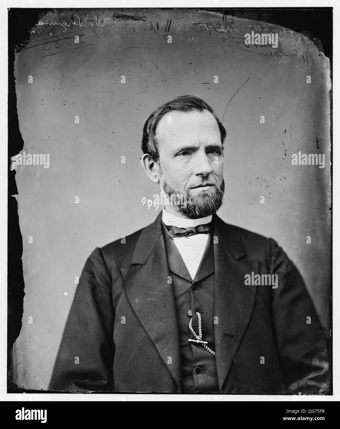 L'on. James Clark McGrew di W. Va., tra il 1860 e il 1875. [Uomo politico, mercante, banchiere e direttore ospedaliero]. Foto Stock