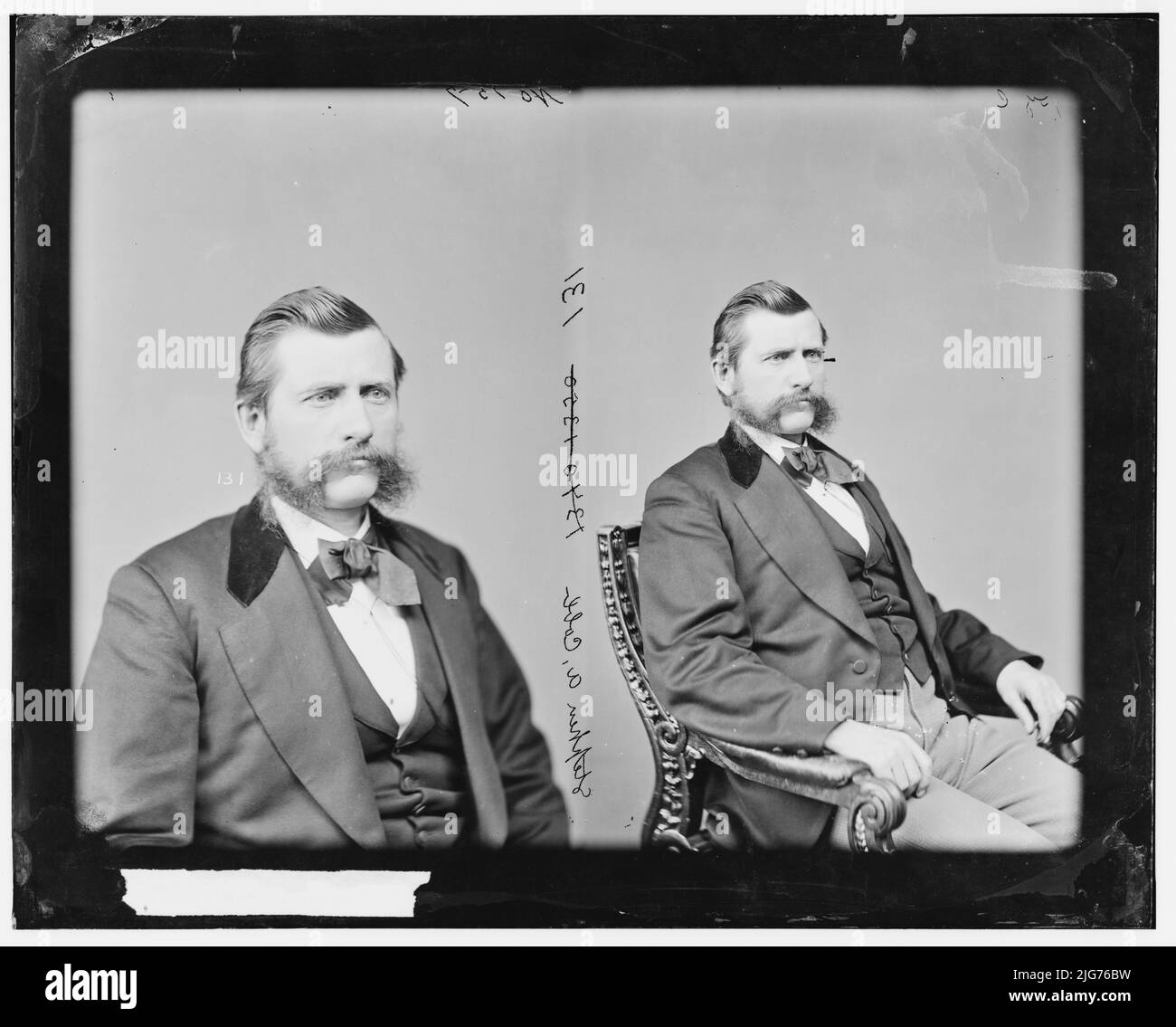 Cobb, on. Stephen A. del Kansas, tra il 1865 e il 1880. Capt. E Commissario Sergente di Volontariato il 18 maggio 1864. Foto Stock
