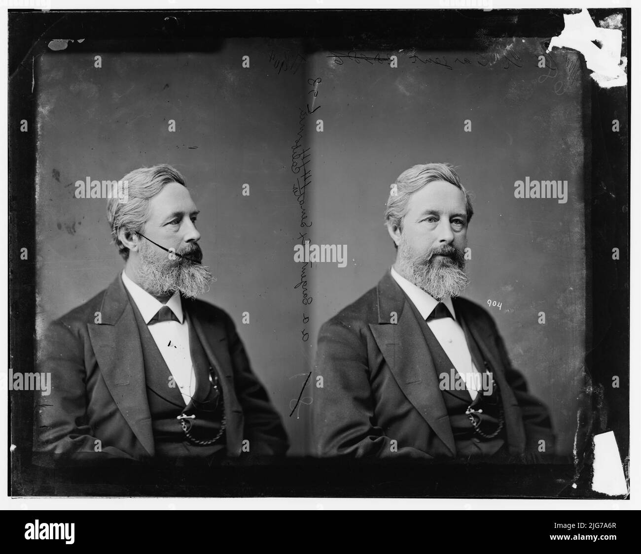 Aaron Augustus Sargent of California, 1865-1880. Sargent, on. Aaron Augustus della California, tra il 1865 e il 1880. [Giornalista, avvocato, politico e diplomatico: Ha introdotto quello che è diventato l'emendamento del 19th alla Costituzione degli Stati Uniti, dando alle donne il diritto di voto; ambasciatore degli Stati Uniti in Germania]. Foto Stock