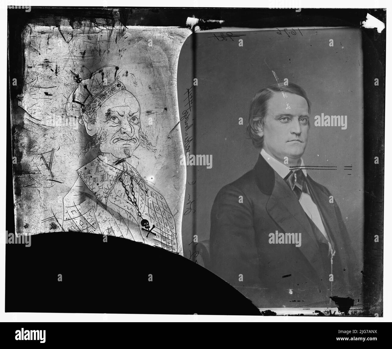 John C. Breckinridge del Kentucky, 1865-1880. Breckinridge, on. John C. Senatore di Ky. Generale in CSA, sec. Di guerra, Gabinetto confederato, tra il 1865 e il 1880. [Avvocato, politico, soldato: Vice presidente più giovane degli Stati Uniti; segretario confederato della guerra Foto Stock