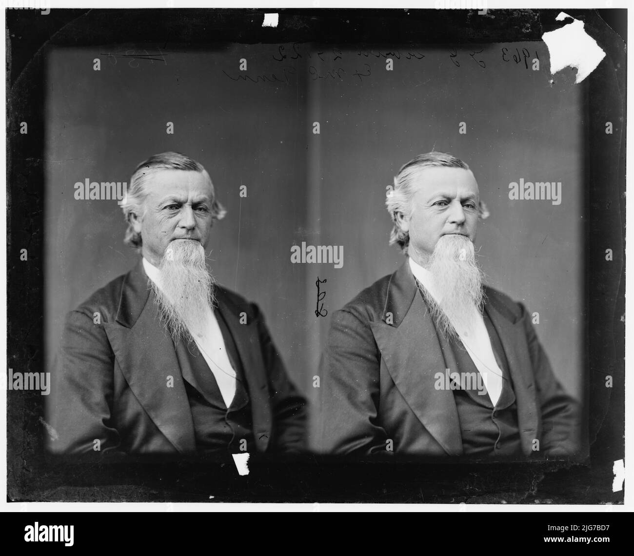 Dibrell, Rep. George Gibbs di Tenn. Lt. Col. Di fanteria C.S.A. Col. Di Cavalleria, tra il 1865 e il 1880. Dimesso come Briga. Gen. (Si opponeva alla marcia di Sherman). [Avvocato e politico: tenente colonnello della fanteria del Tennessee del 25th, esercito degli Stati confederati. Servito anche nel 8th Tennessee Cavaly e Dibrell's Cavalry Brigade]. Foto Stock