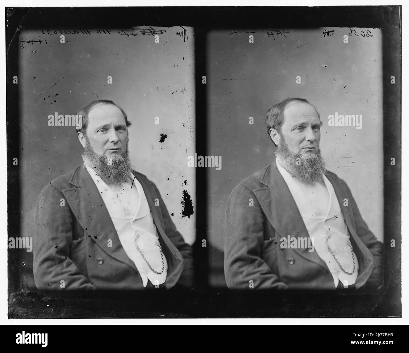 James William Marshall, 1865-1880. Marshall, on. Postmaster generale, dal 1865 al 1880. [Politico, amministratore governativo: Console a Leeds, Inghilterra; Sovrintendente Generale del Servizio posta ferroviaria. Marshall ha lavorato sotto il Postmaster John Creswell che ha implementato l'integrazione razziale - gli Afro-Americani sono stati nominati per servire in ogni stato che lavora nel sistema postale]. Foto Stock