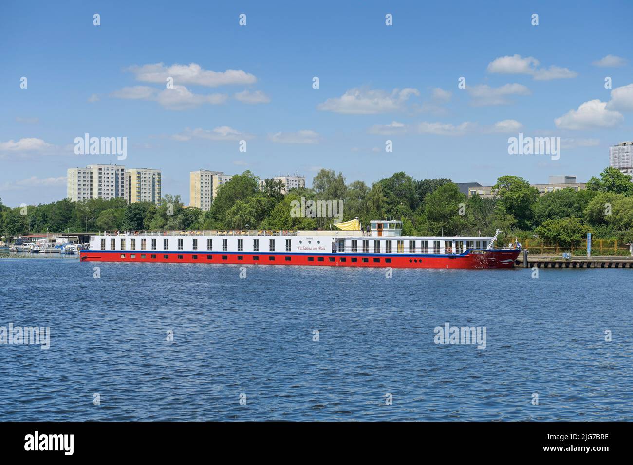 Hotel nave Katharina von Bora, Neustaedter Havelbucht, Potsdam, Brandeburgo, Germania Foto Stock