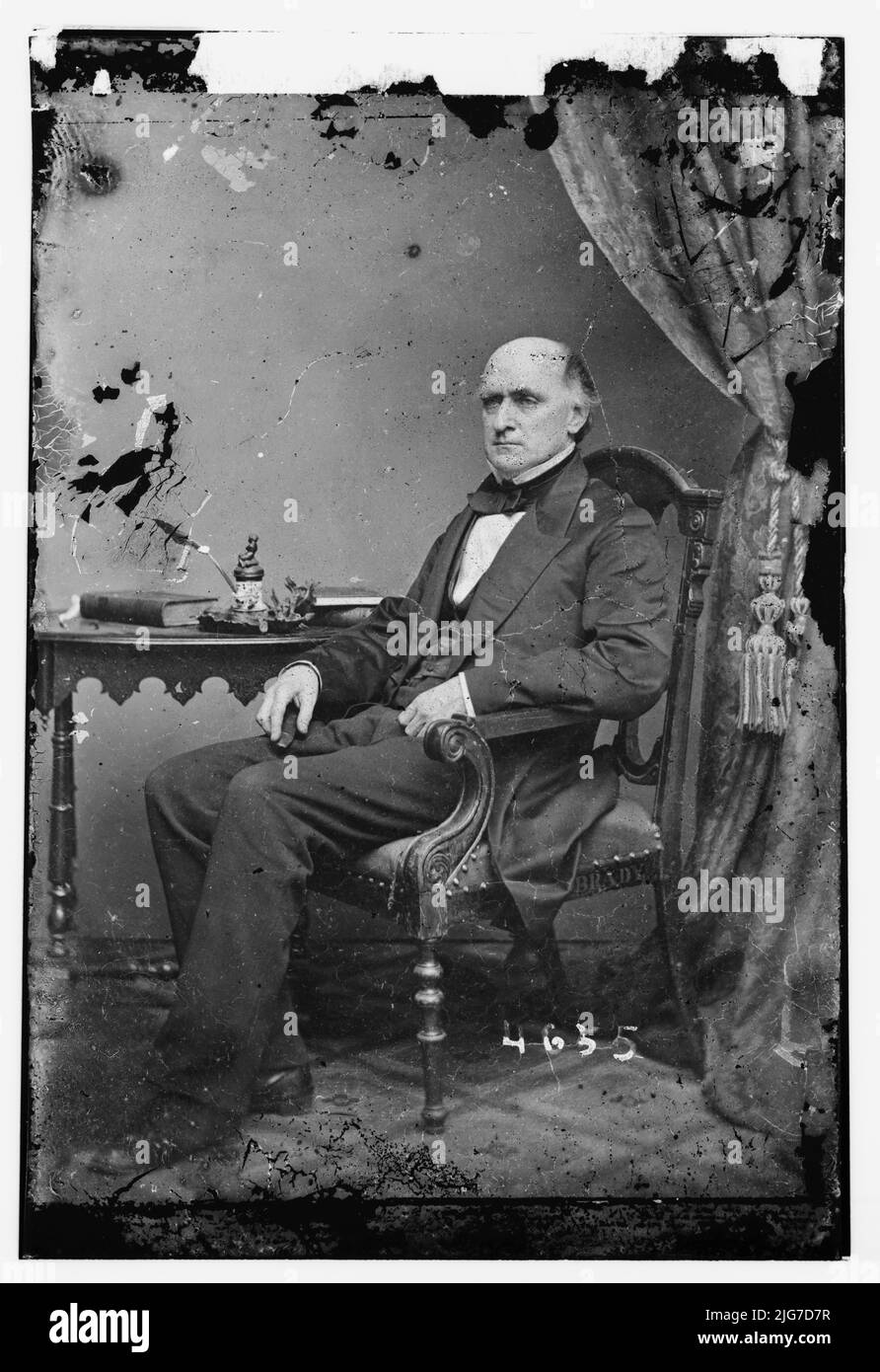 Giudice John A. Campbell, tra il 1855 e il 1865. Foto Stock