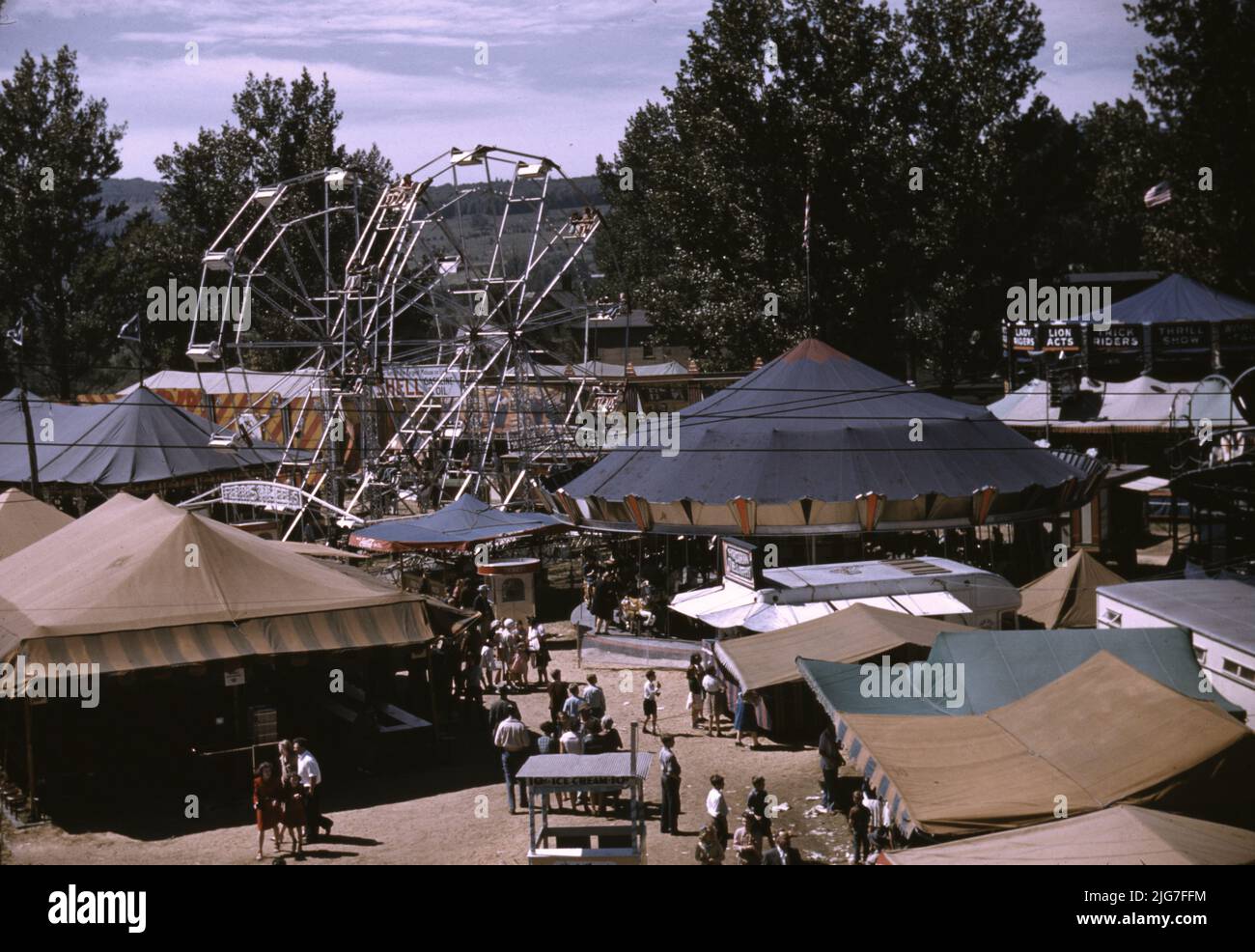 Spettacoli al Vermont state Fair, Rutland. Foto Stock