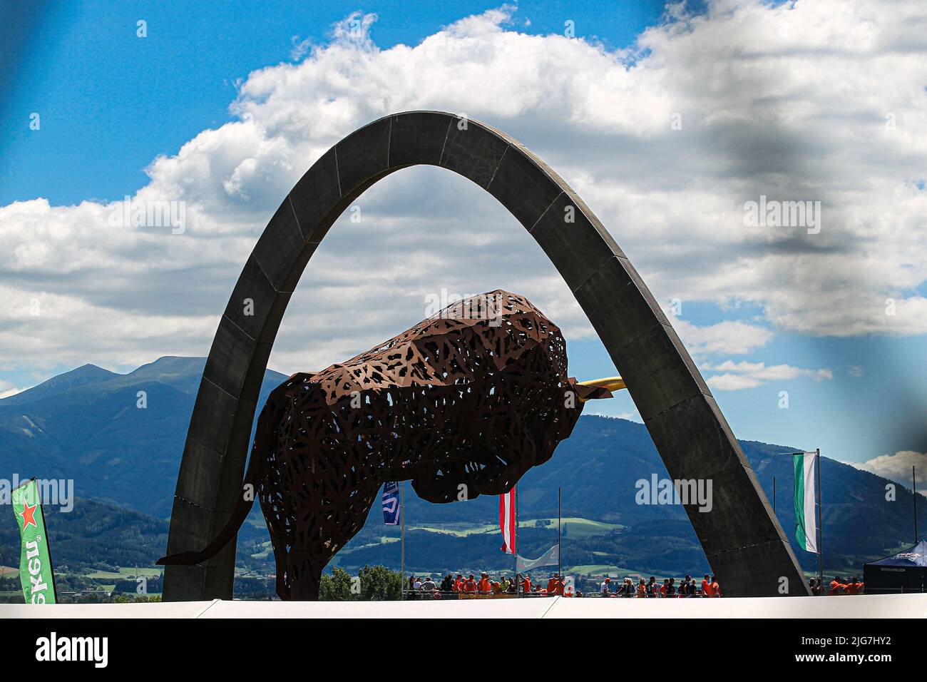 Durante le prove libere 1 del F1 Gran Premio d'Austria 2022 - Luglio 08 2022 Foto Stock