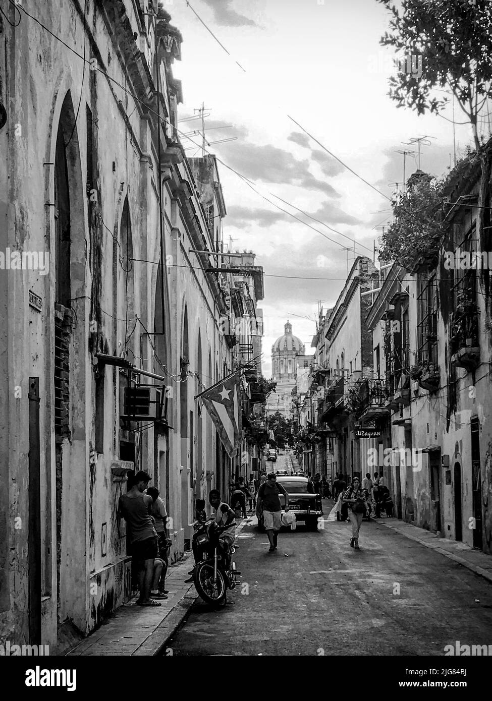 La vita a Cuba Havanna Foto Stock