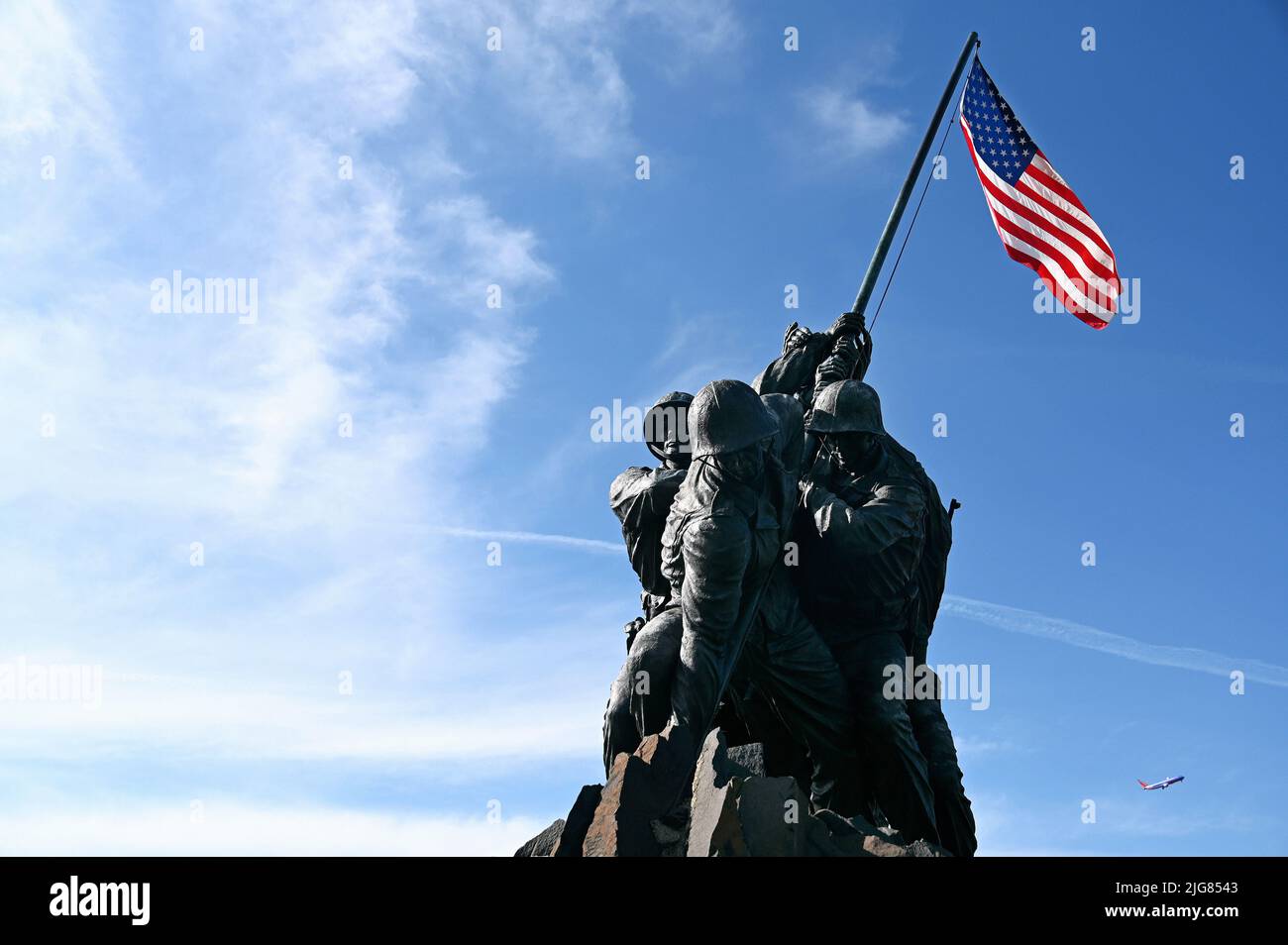 United States Marine Corps War Memorial a Washington D.C. Foto Stock