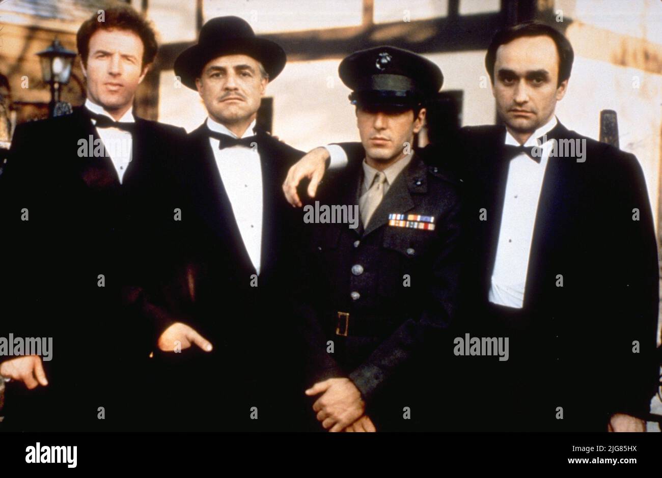 James Caan, Marlon Brando, al Pacino il Padrino (1972) *Filmstill - Editorial Use only* Vedi istruzioni speciali. CAP/SFS Credit: FS/Capital/MediaPunch Foto Stock