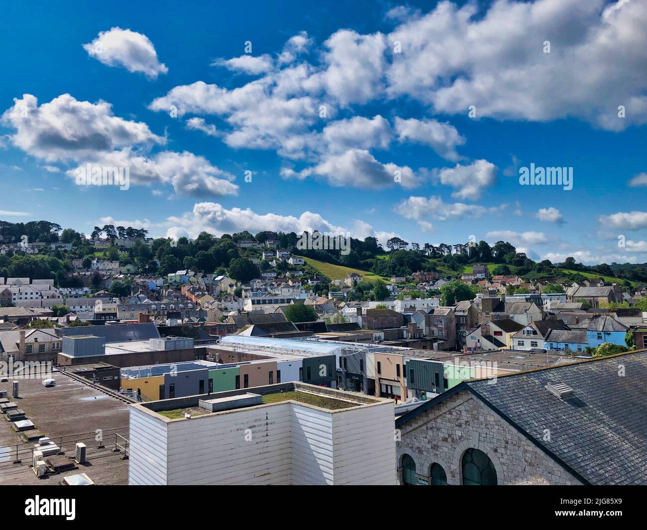 Newton Abbot nel Devon meridionale Foto Stock