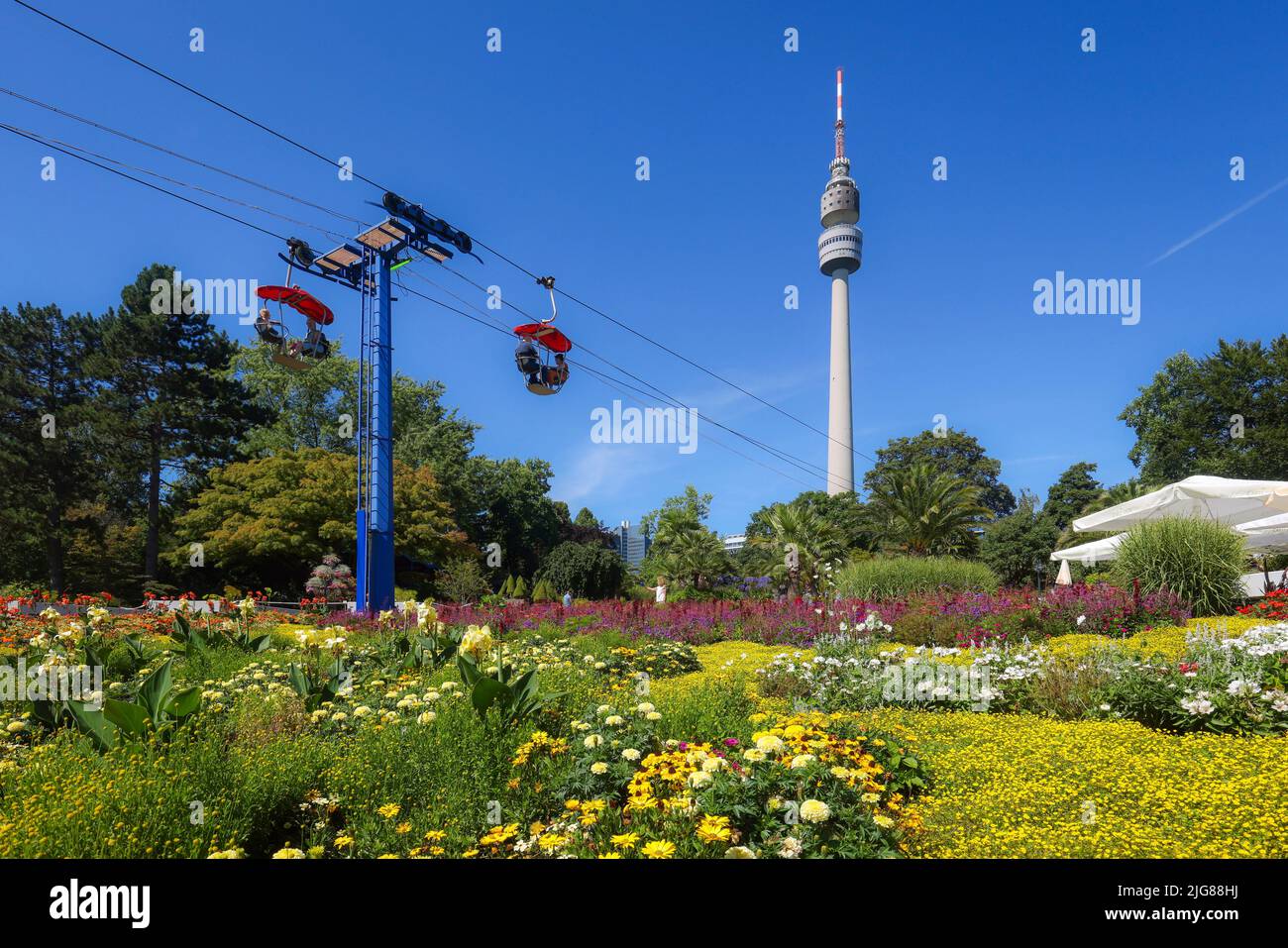 Westfalenpark, Dortmund, Renania settentrionale-Vestfalia, Germania Foto Stock