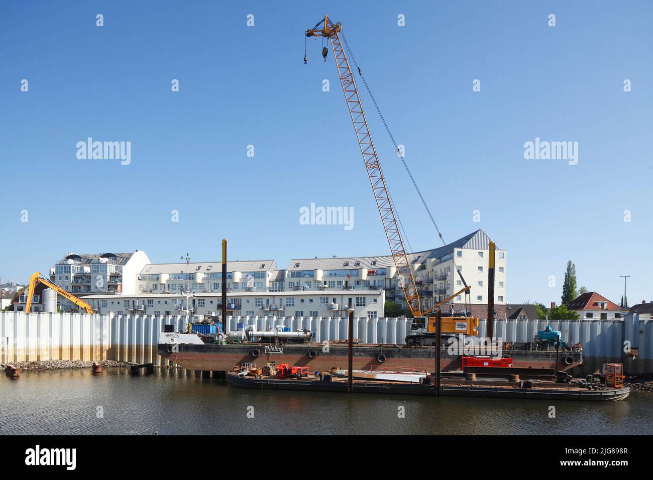 Edificio residenziale a Brema-Blumenthal, Brema, Germania, Europa Foto Stock