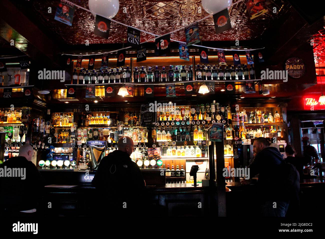 Il pub Temple Bar, Temple Bar, Dublino, Irlanda. Foto Stock