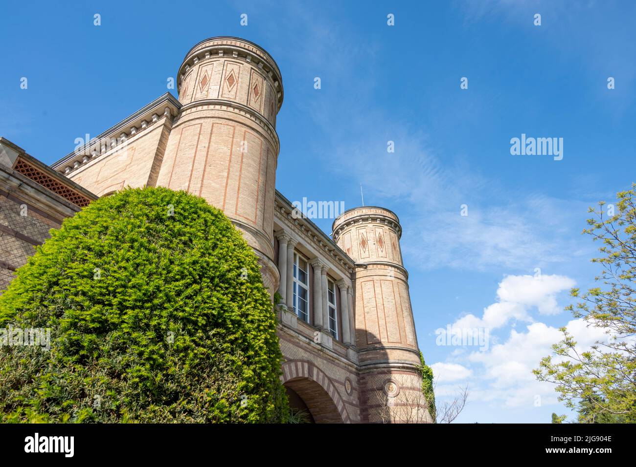 Germania, Baden-Württemberg, Karlsruhe, nel giardino botanico. Foto Stock