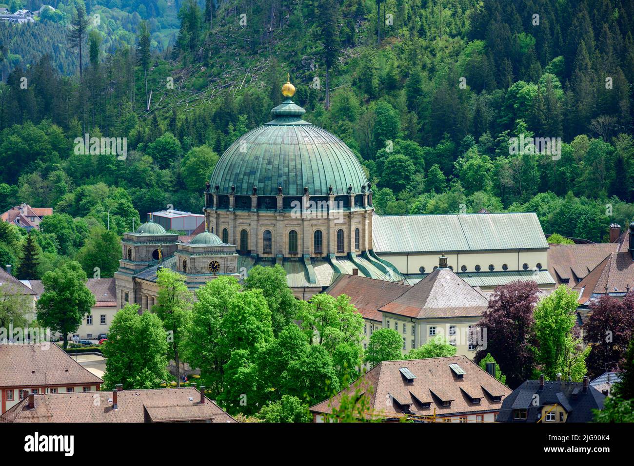 Germania, Baden-Wuerttemberg, Foresta Nera, San Blasien, la cattedrale. Foto Stock
