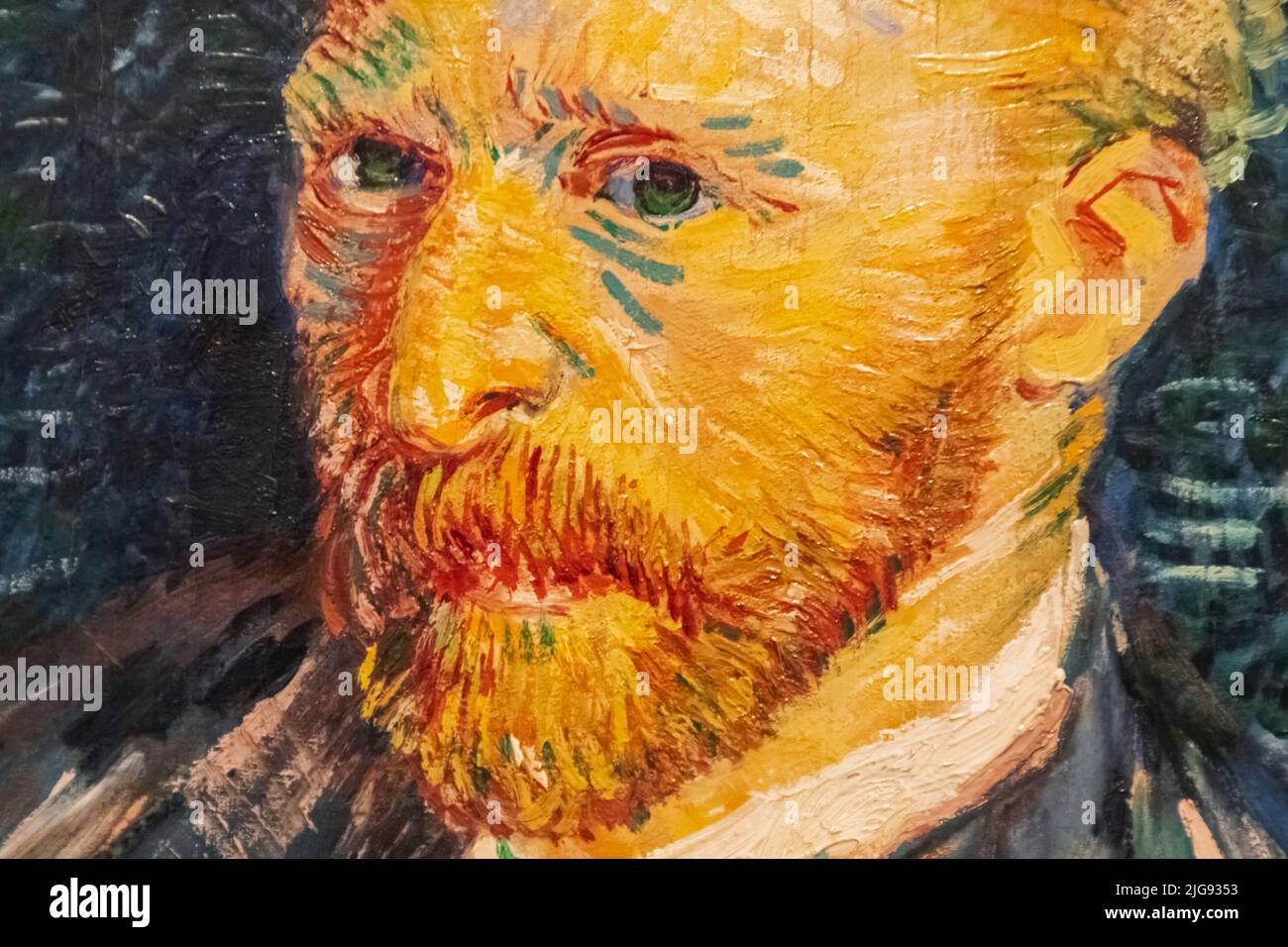 Vincent van Gogh autoritratto a Parigi datato autunno 1887 Foto Stock