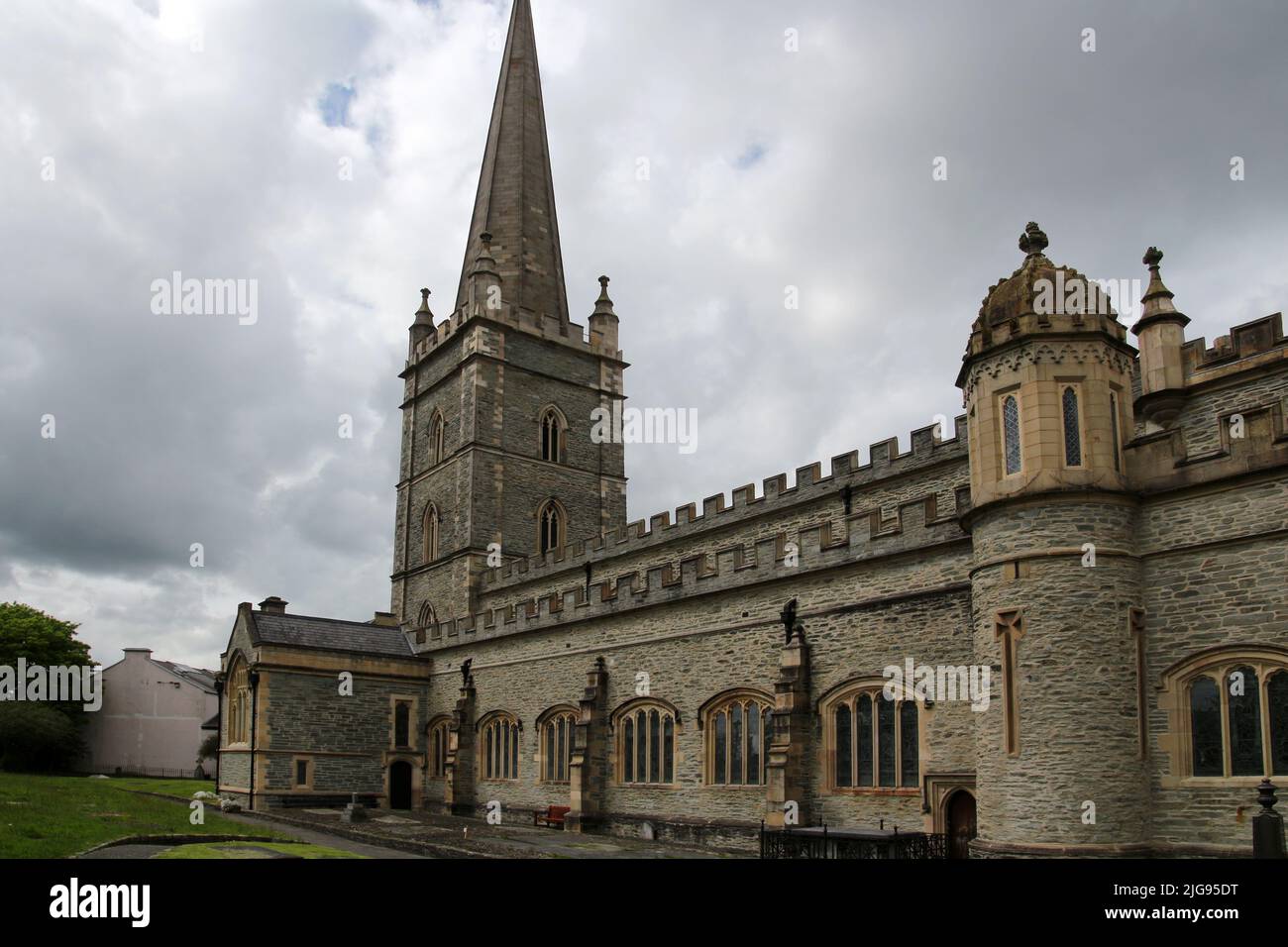 Cattedrale di St Columb Derry - Londonderry, Irlanda del Nord Foto Stock