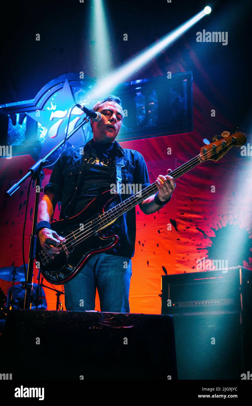 Attaque 77 - la band punk rock in uno spettacolo dal vivo in Argentina Foto Stock