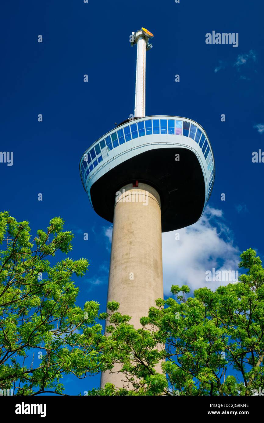 Euromast è la torre di osservazione a Rotterdam, Paesi Bassi Foto Stock