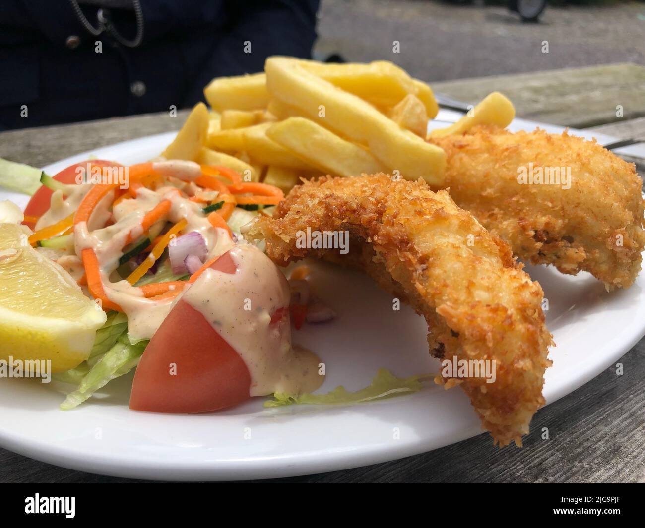 Picnic per pranzo nella contea di Kerry, Irlanda Foto Stock