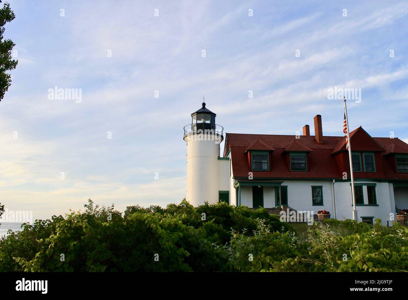 Pointe Betsie Lighthouse, Frankfort, Michigan, USA Foto Stock
