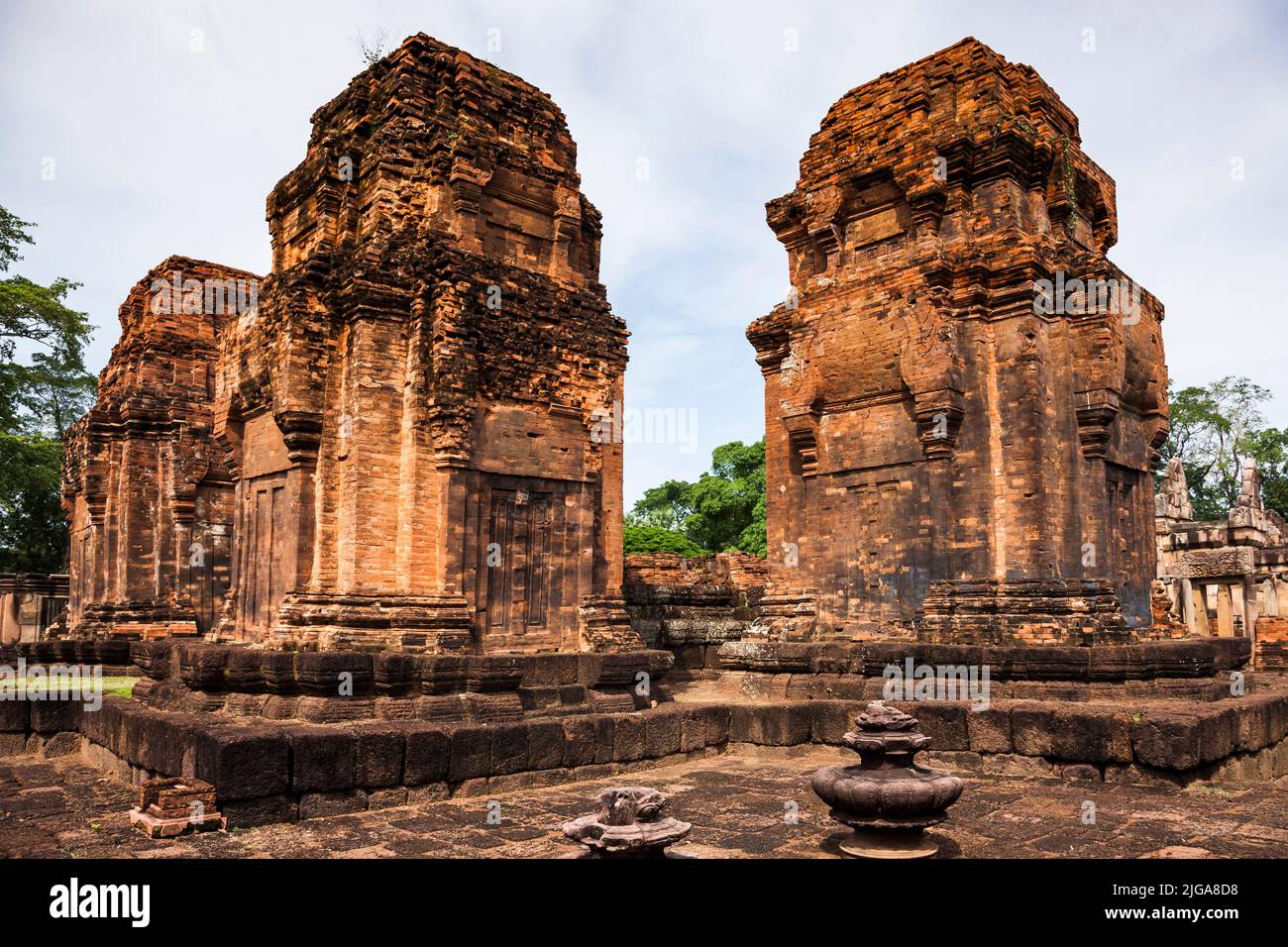 Prasat Muang Tam, tempio Khmer, Buri RAM, Buriram, Isan (Isaan), Thailandia, Sud-est asiatico, Asia Foto Stock
