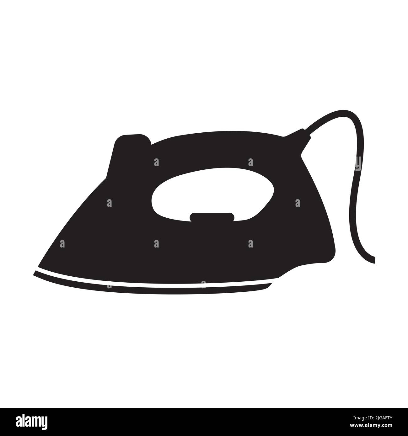 iron icon vector per grafica, logo, sito web, social media, app mobile, Illustrazione dell'interfaccia utente Illustrazione Vettoriale