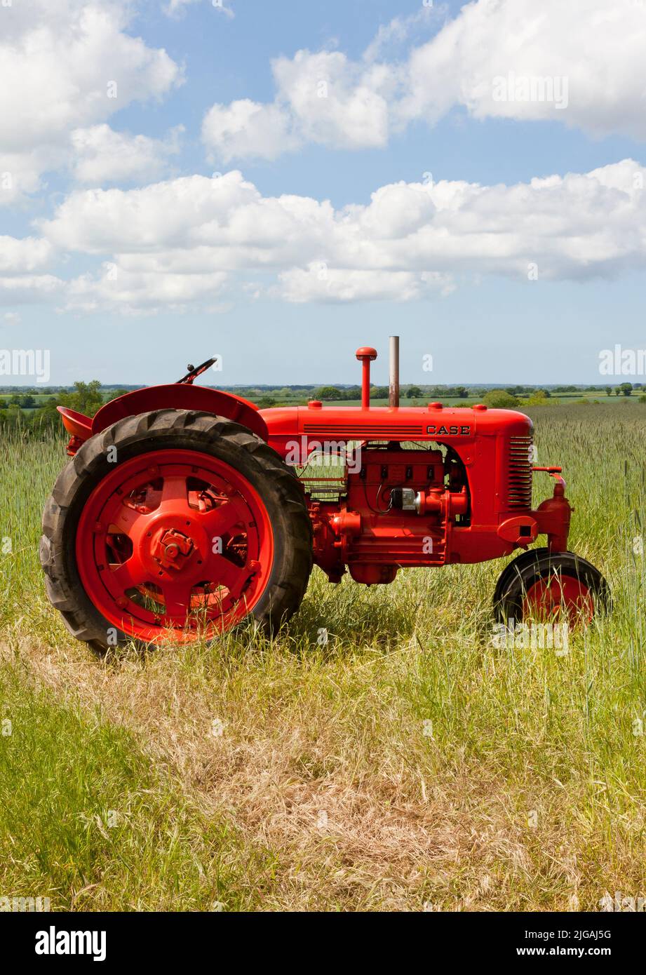 Un trattore Case SC Row Crop vintage Foto Stock