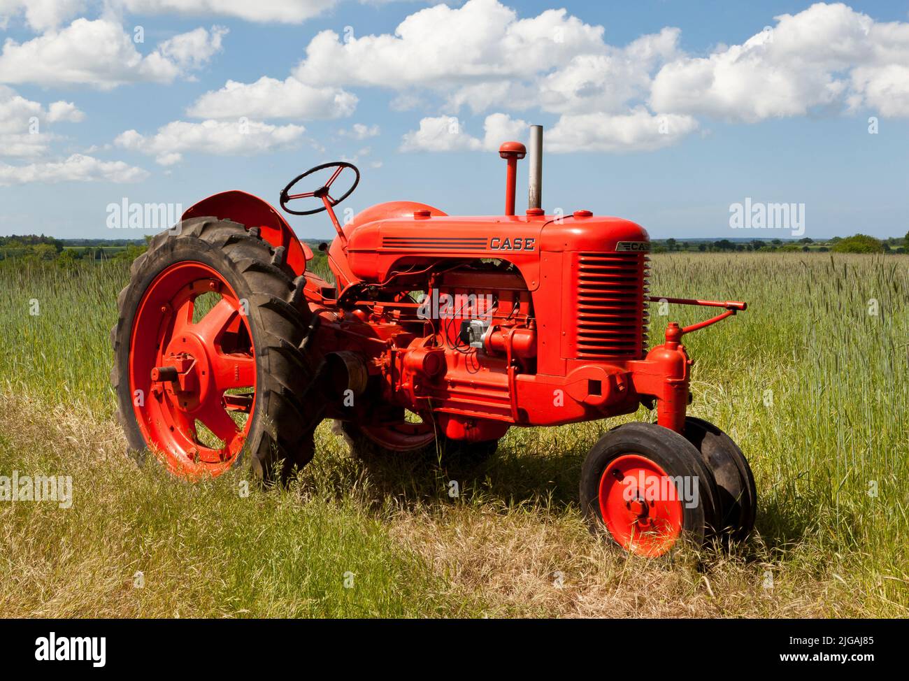 Un trattore Case SC Row Crop vintage Foto Stock