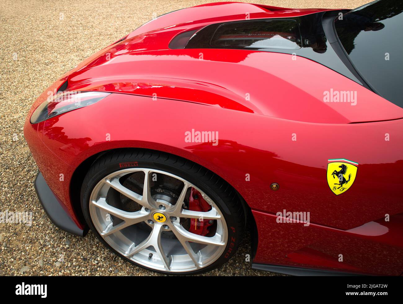 Dettaglio Ferrari F12 FRS Foto Stock