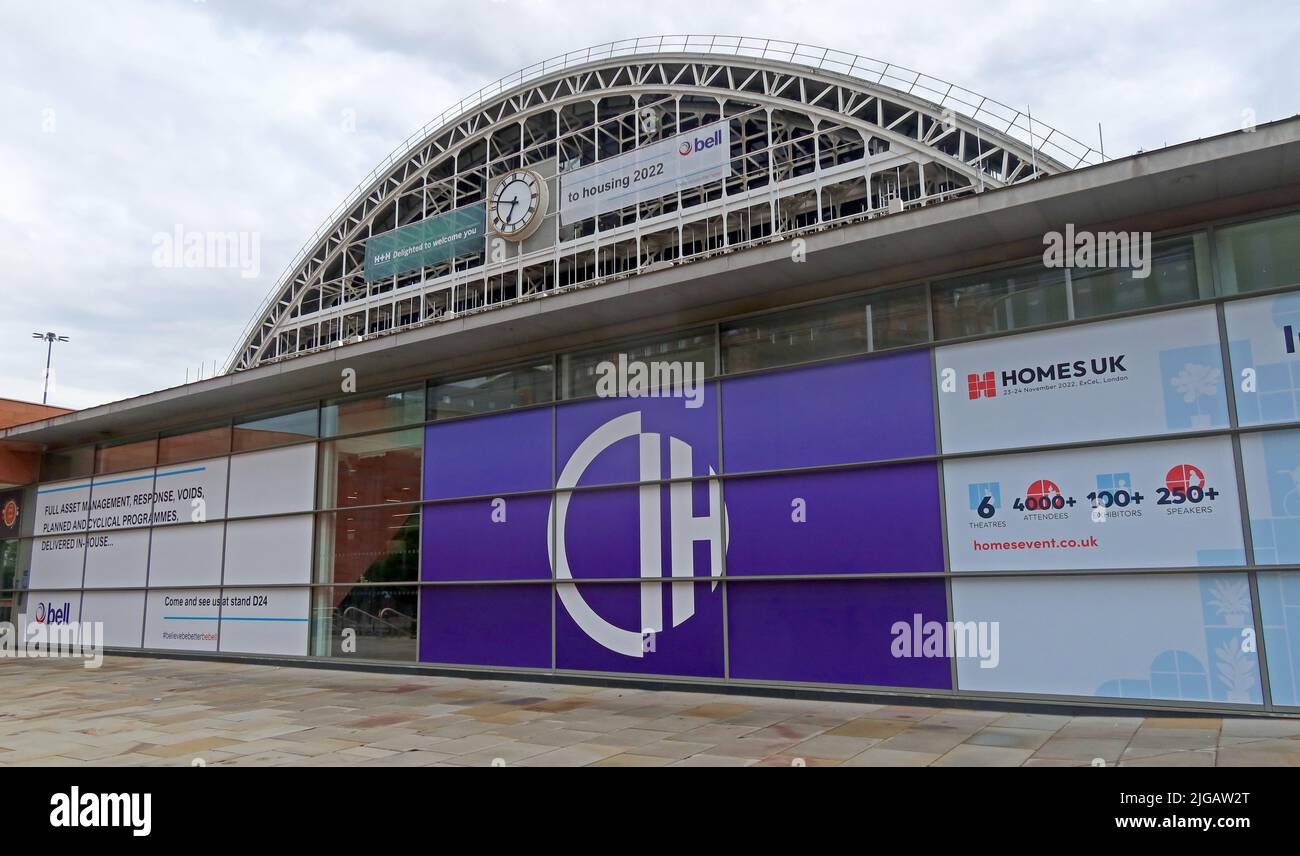 Housing2022,CIH Housing event,conference and exhibition held at Manchester Central (GMEX), in partnership con Ocean Media, Inghilterra, Regno Unito Foto Stock
