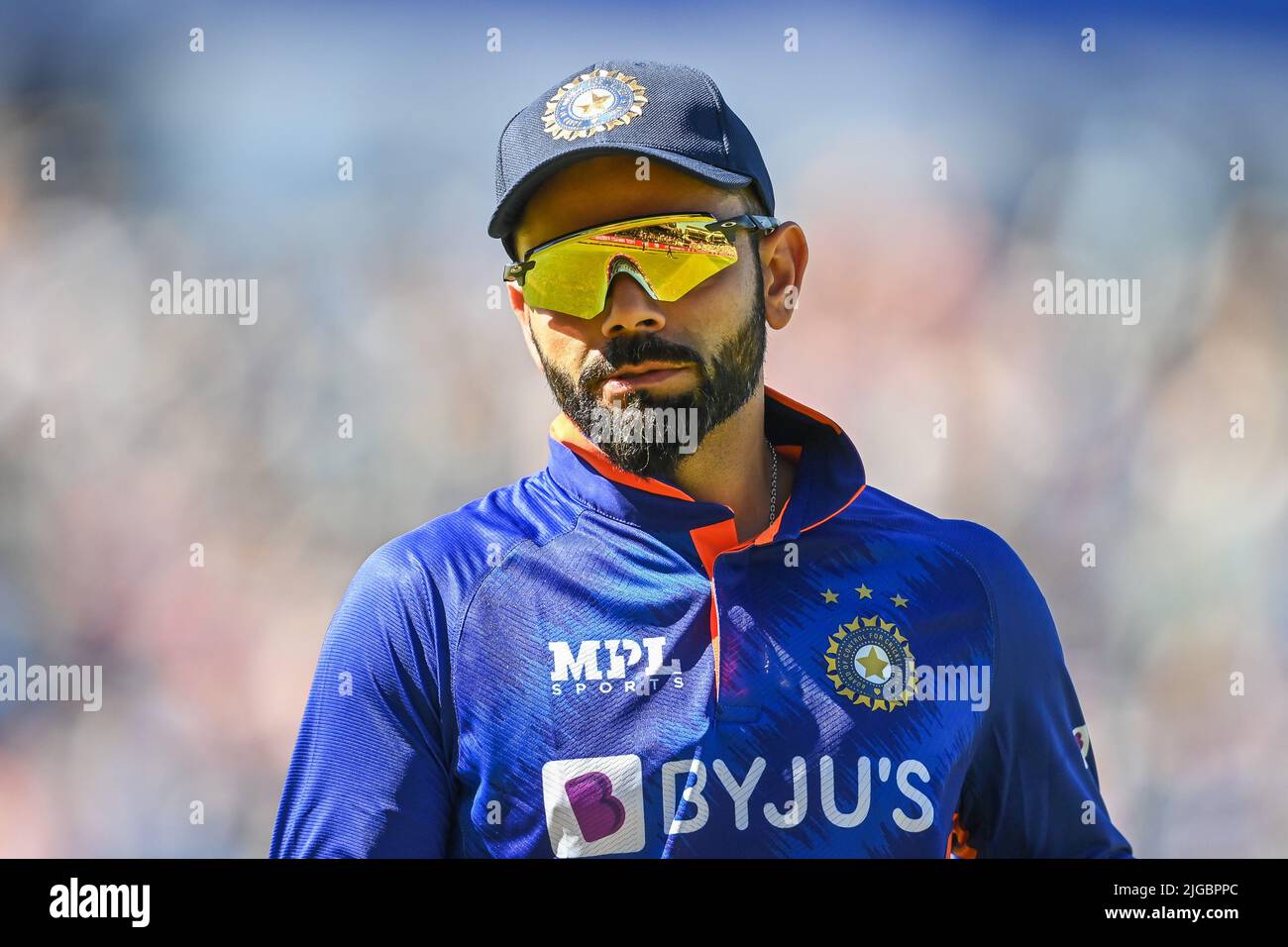 Virat Kohli dell'India durante la partita in, il 7/9/2022. (Foto di Craig Thomas/News Images/Sipa USA) Credit: Sipa USA/Alamy Live News Foto Stock