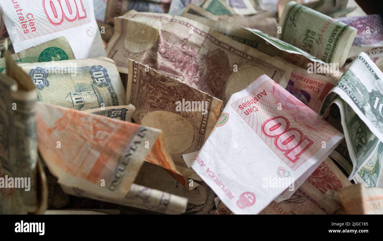 Valuta del mondo Foto Stock