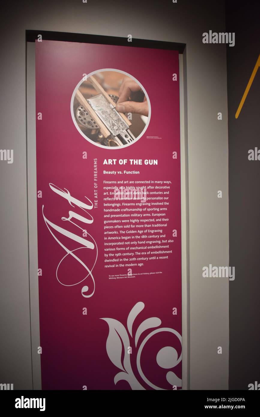 Cody, Wyoming. USA. 5/22/2022. Buffalo Bill Center of the West (formalmente>Buffalo Bill Historical Center). 5-Musuem: Foto Stock