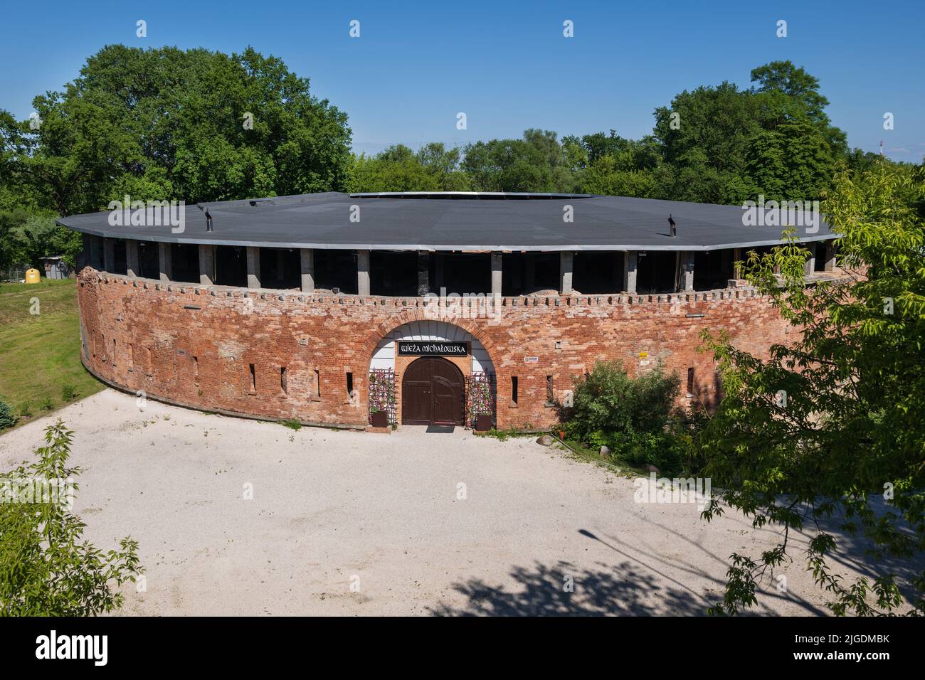 Torre Michalowska (Wieża Michałowska) dal 1870 a Nowy Dwór Mazowiecki, Polonia. Foto Stock