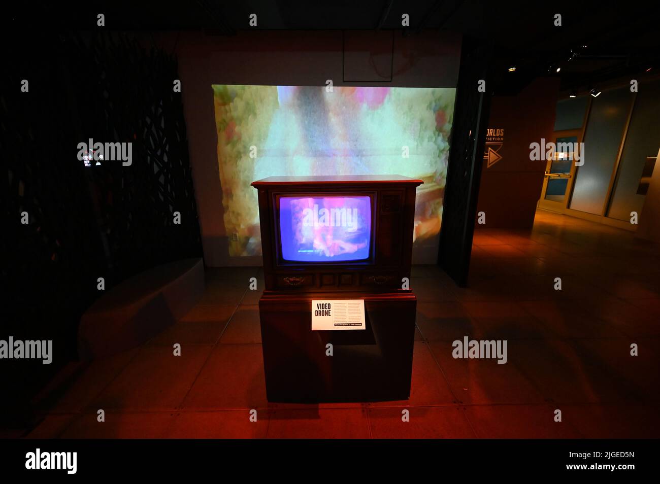 La fantascienza è al Museum of Pop Culture di Seattle. Foto Stock