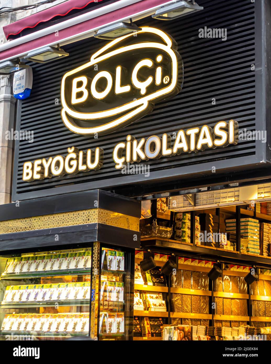 Boli - Chocolate shop - İstiklal CD. Beyoğlu, İstanbul Foto Stock