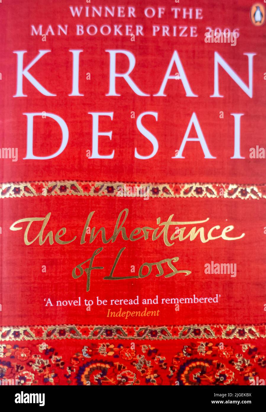 L'eredità di perdita - romanzo di Kiran Desai - copertina del libro - 2006 Foto Stock