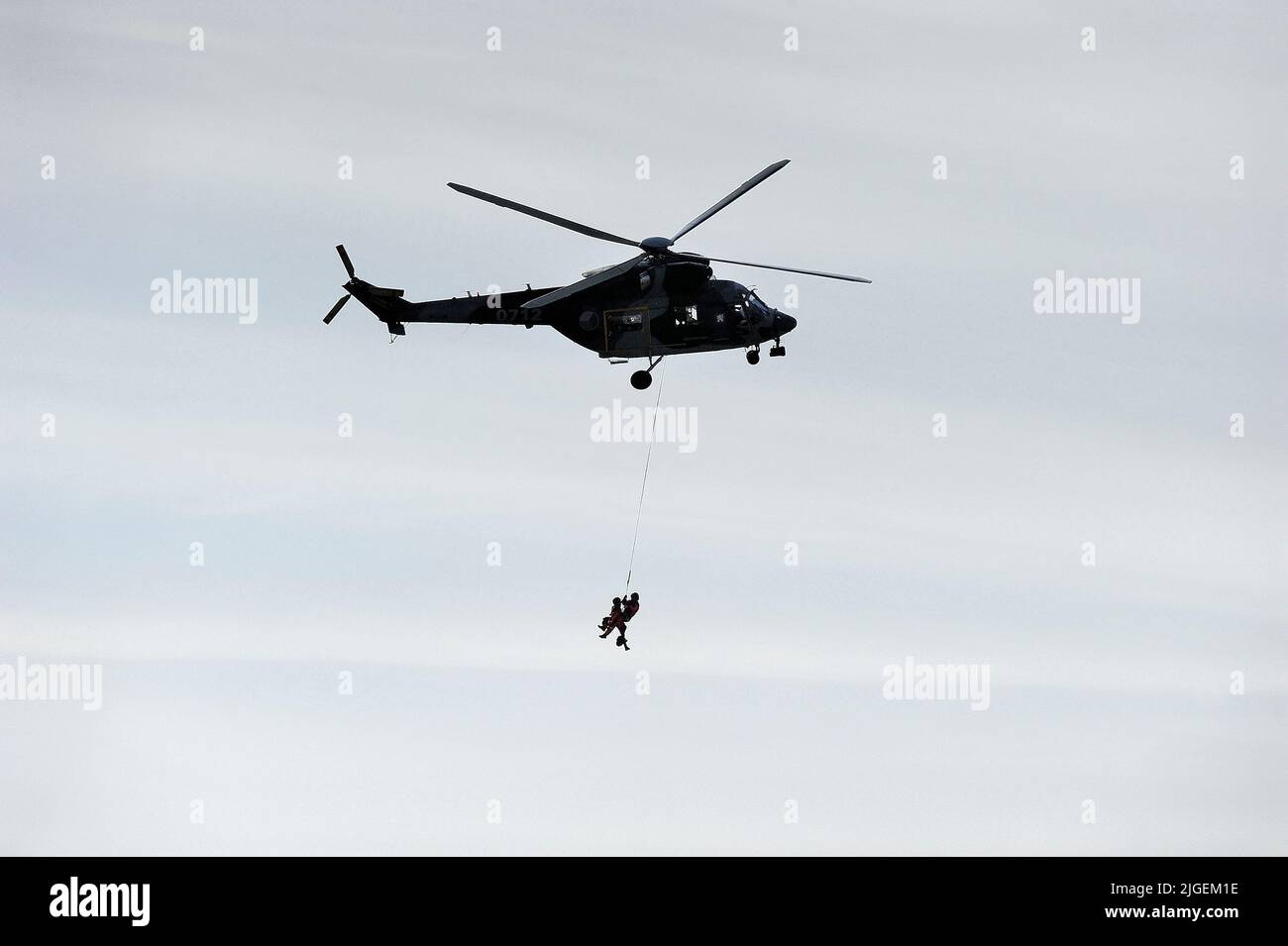W-3A SOKÓŁ sar,elicottero,volo,elicottero polacco multi-ruolo prodotto da PZL Świdnik Foto Stock