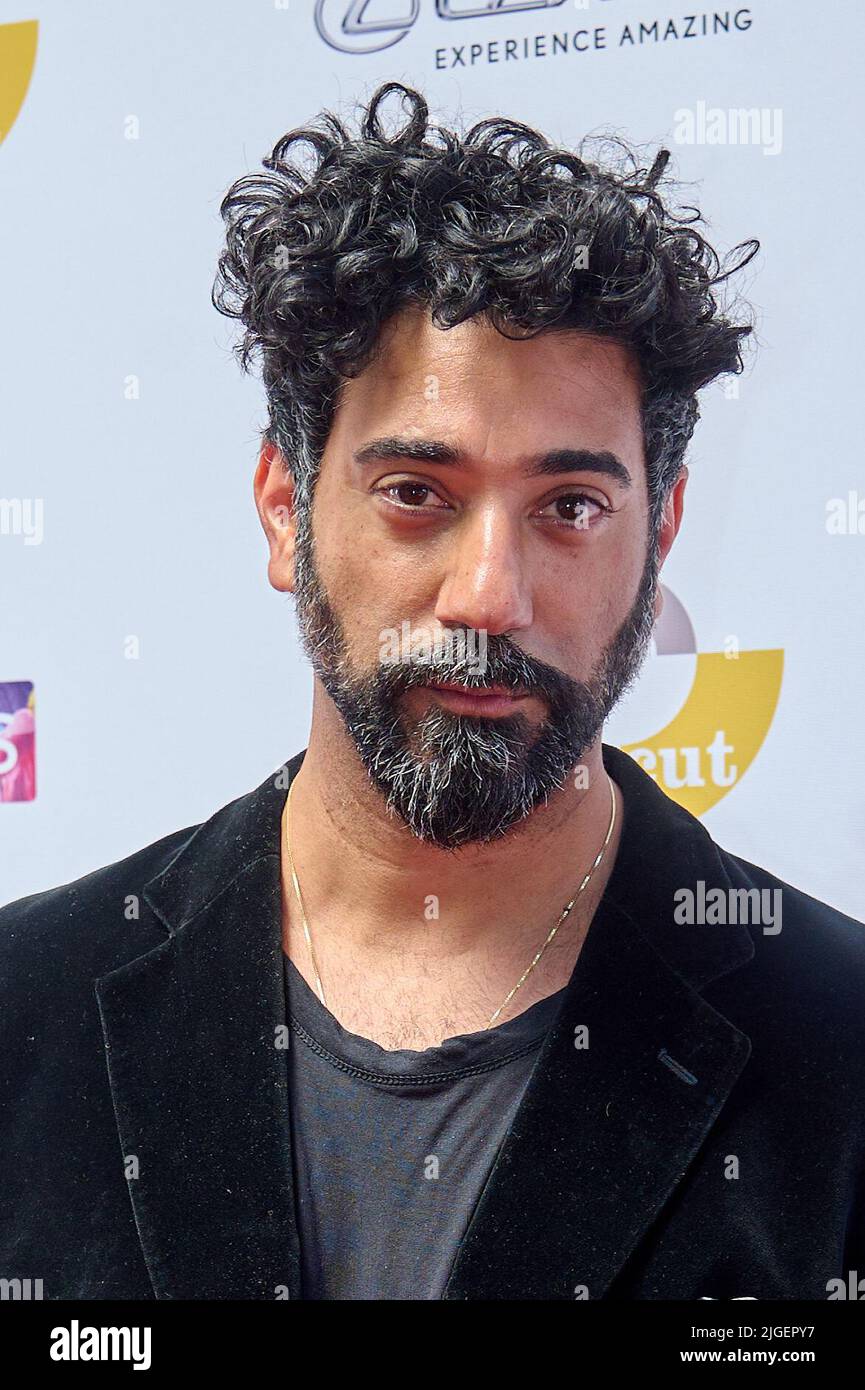 Londra, Regno Unito . 10 luglio 2022. Ray Panthaki è stato raffigurato al Southbank Sky Arts Awards 2022 che si è tenuto presso il Savoy Hotel. Credit: AlanDWest/Empics Credit: Alan D West/Alamy Live News Foto Stock