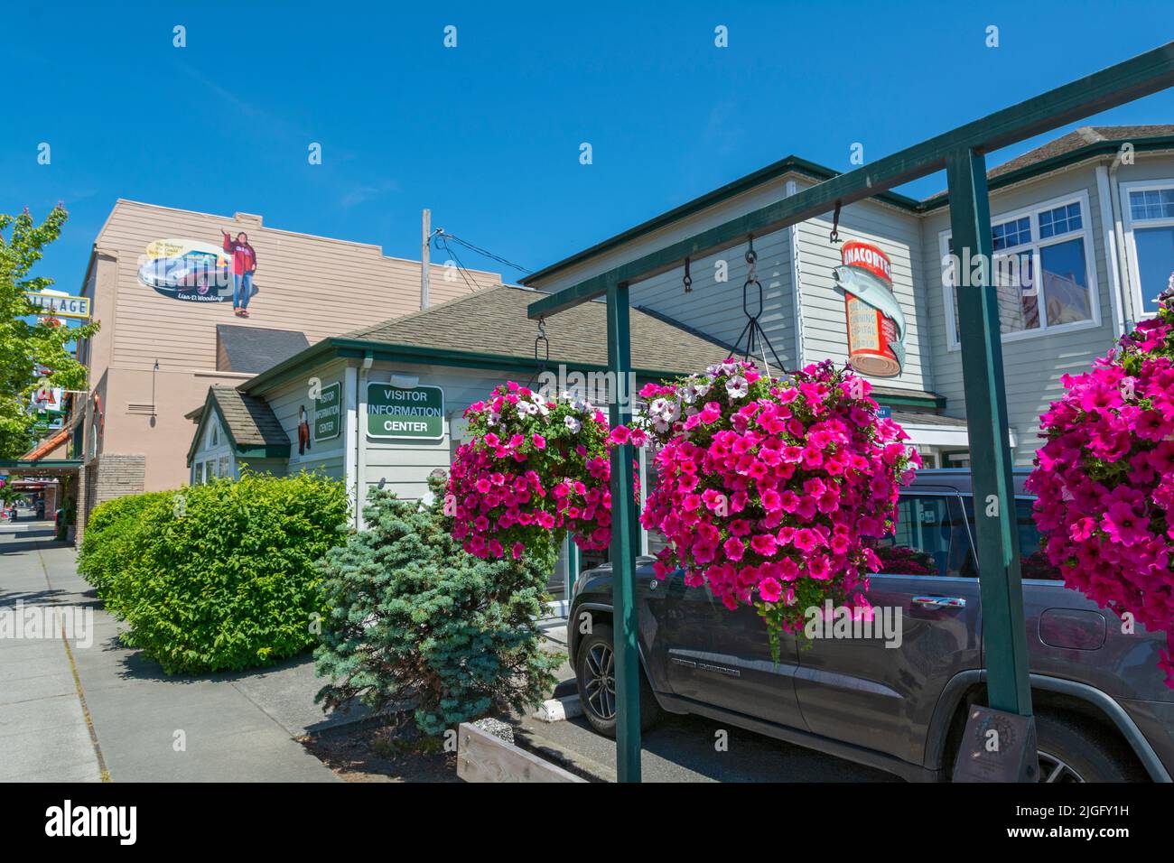 Washington, Anacortes, Centro informazioni turistiche Foto Stock