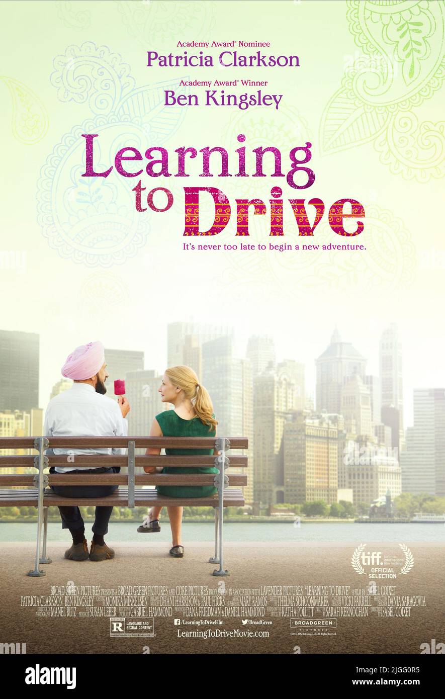 BEN KINGSLEY, PATRICIA CLARKSON POSTER, imparare a guidare, 2014 Foto Stock