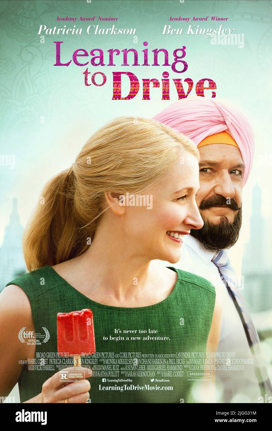 PATRICIA CLARKSON, Ben Kingsley POSTER, imparare a guidare, 2014 Foto Stock